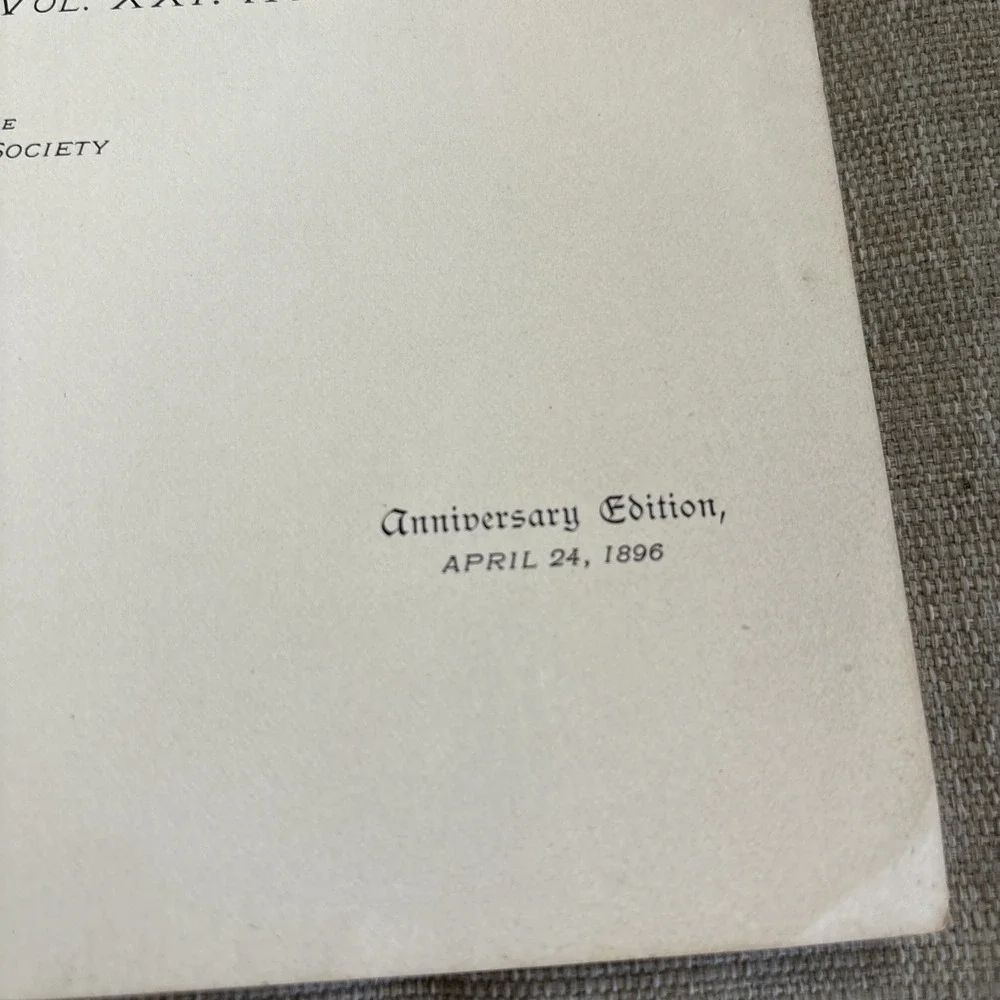Shippensburg University Normal Literary Gazette 1896 Pennsylvania Antique Colleg